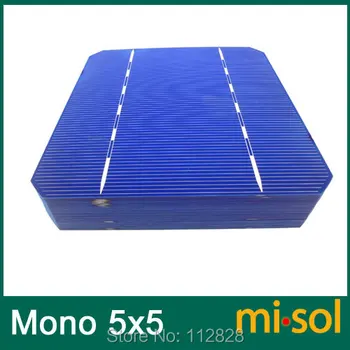 

20pcs/lot of Mono Solar Cell 5x5 2.8w, GRADE A, monocrystalline cell, DIY solar