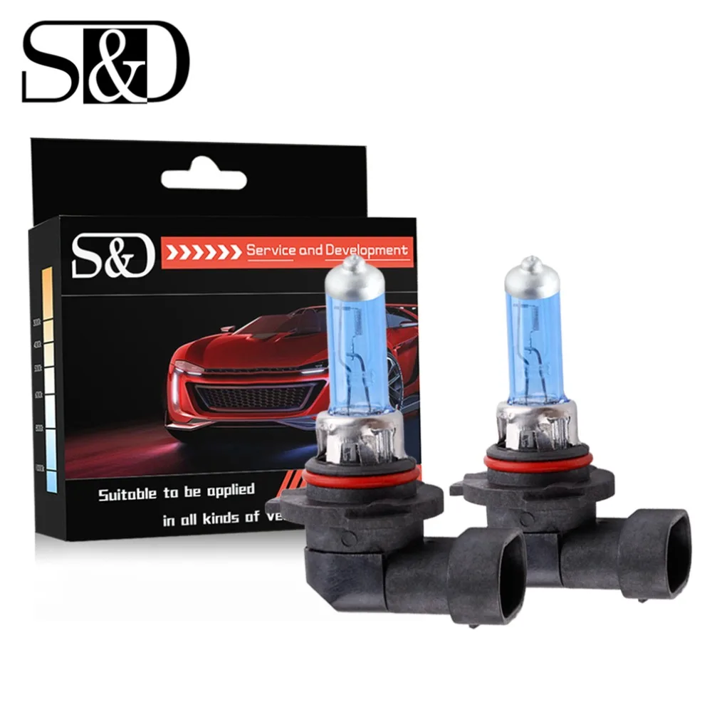 9006 HB4 100W Halogen Bulb Super White Headlight Fog Car lamp Daytime ...