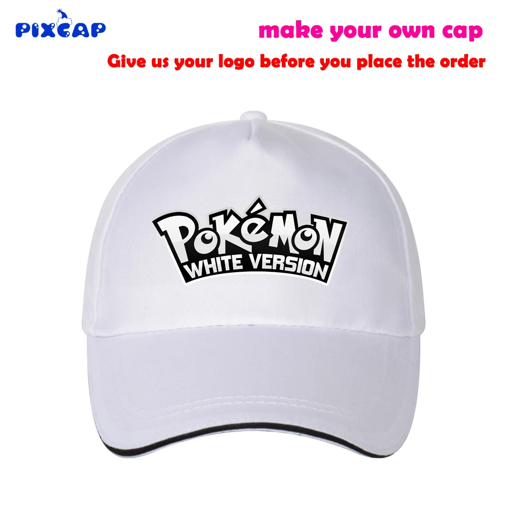 Pixcap Pokemon GO Gotcha Brim Bend Snapback Caps Adjustable Head