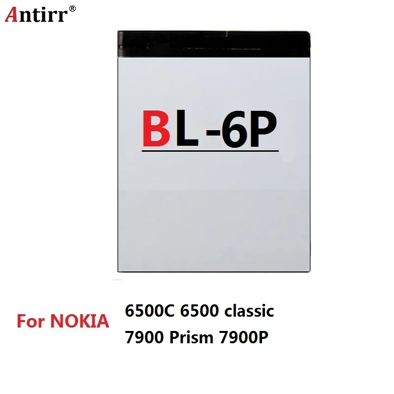 3,7 V 830mAh BL-6P сменная батарея для телефона Nokia 6500C 6500 Classic 7900 Prism 7900 P BL 6P BL6P bl6p