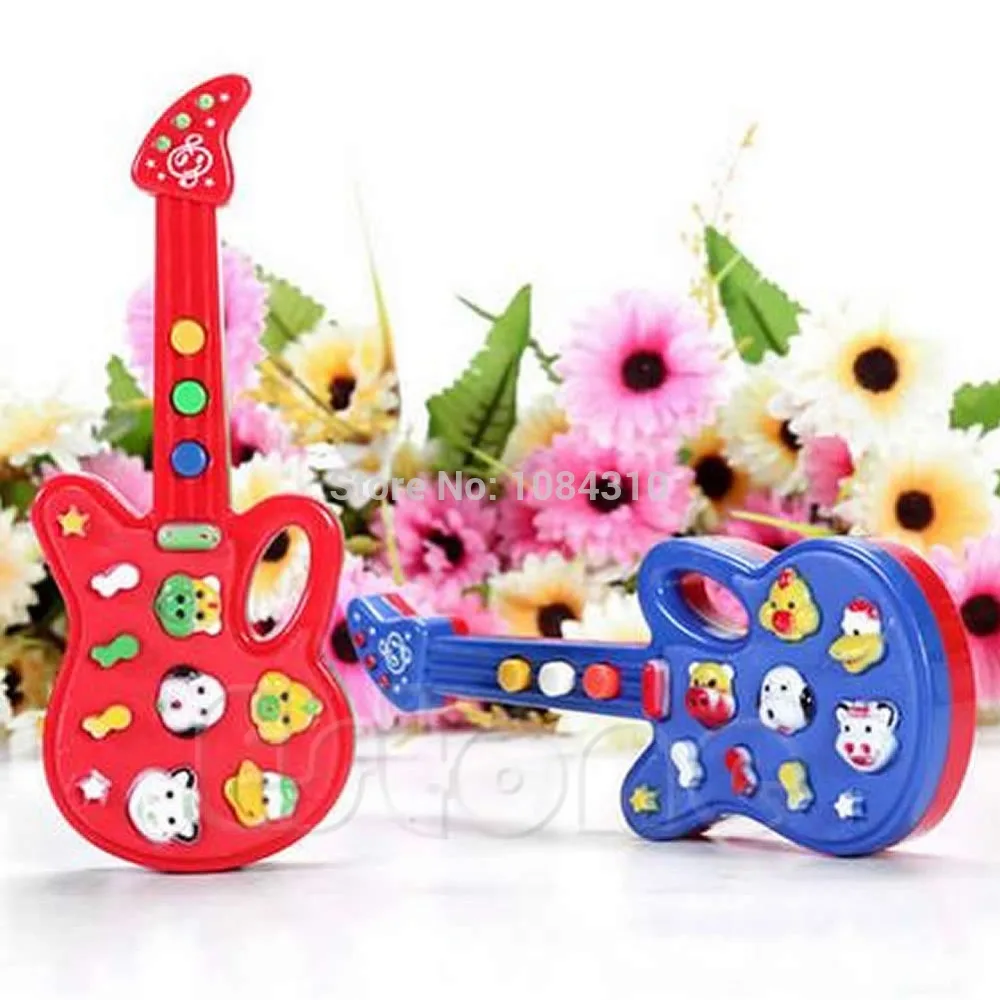 

Baby Electronic Guitar Toy Nursery Children Kids Rhyme Developmental Music Toy