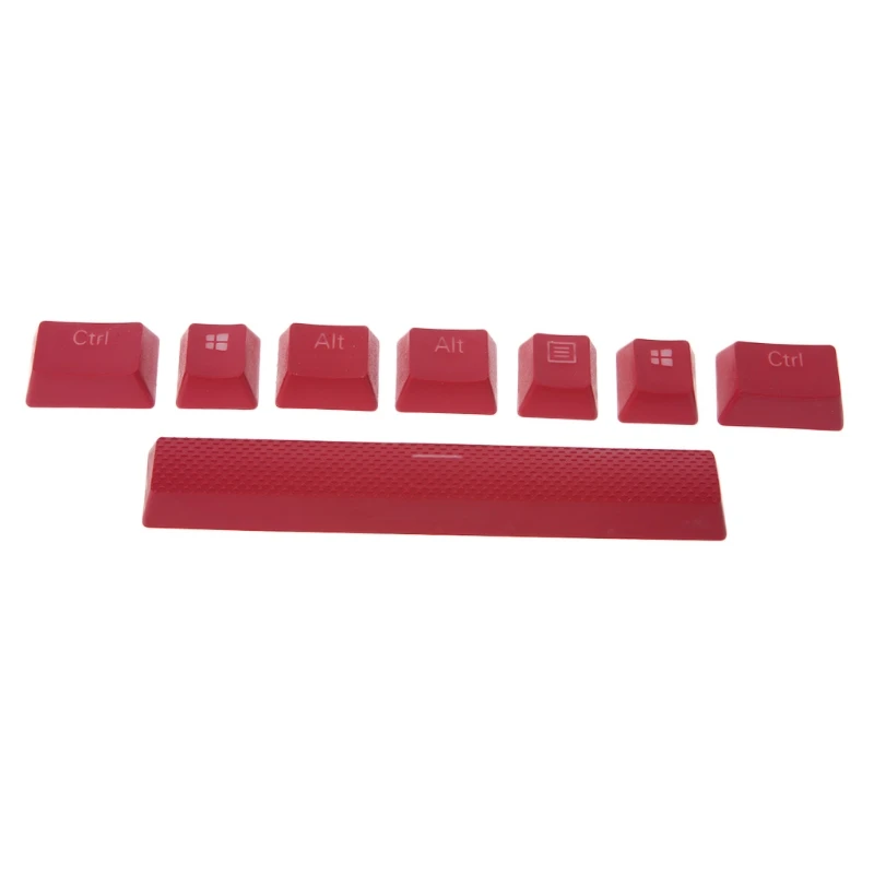 Механические клавиатуры, 8 клавиш, двойная подсветка, добавления, колпачки для ключей Corsair STRAFE K65 K70 G710 - Цвет: Красный