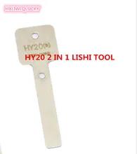 HXLIWLQLUCKY Car Part Lishi Tool Hy20 For Flat Key 2 In 1 Tool Free Shipping