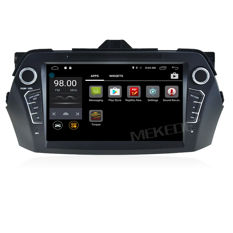Cheap MEKEDE android7.1 smart car dvd player for SUZUKI CIAZ 2015 support gps navigation 4G SIM WIFI bluetooth navi FM RDS car radio 8