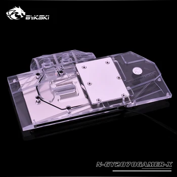 

Bykski gpu block fit for Galaxy GeForce RTX2070 GAMER water cooling gpu cooler ,support connect motherboard,N-GY2070GAMER-X