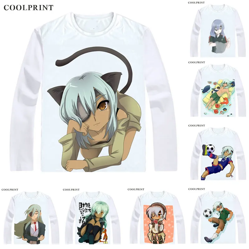 Футболка Coolprint Sakuma Jirou Inazuma Eleven Ares no Tenbin Japan мужская футболка Повседневная