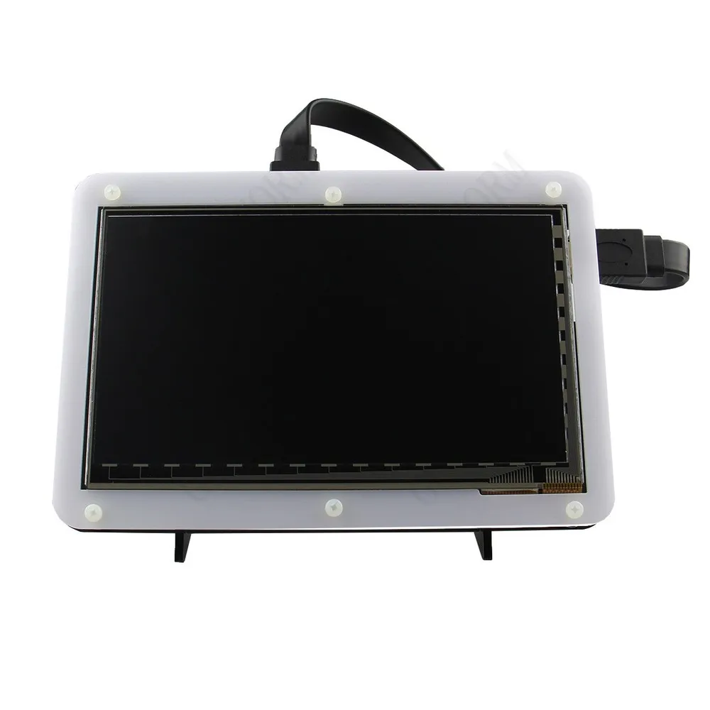 Акриловая подставка для 7 дюймов HDMI TFT емкостный сенсорный экран щит для Raspberry Pi 3 Model B и Pi 2
