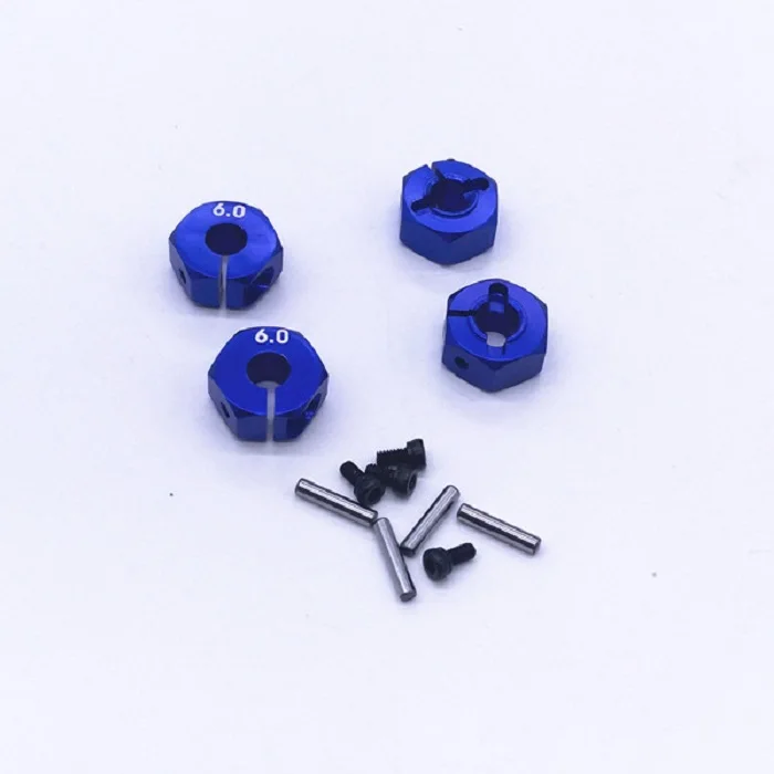 

1 Set 1:10 HSP 12MM Universal Wheel Hexagonal Seat Wheel Adapter 6/7mm Thickness with Sub-Screw for RC Model Car Modified Parts