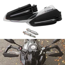 1 пара Led анти-осень мотоцикл Handguard украшение для рамки аксессуары ABS безопасность Ночная защита щит указатель поворота светильник