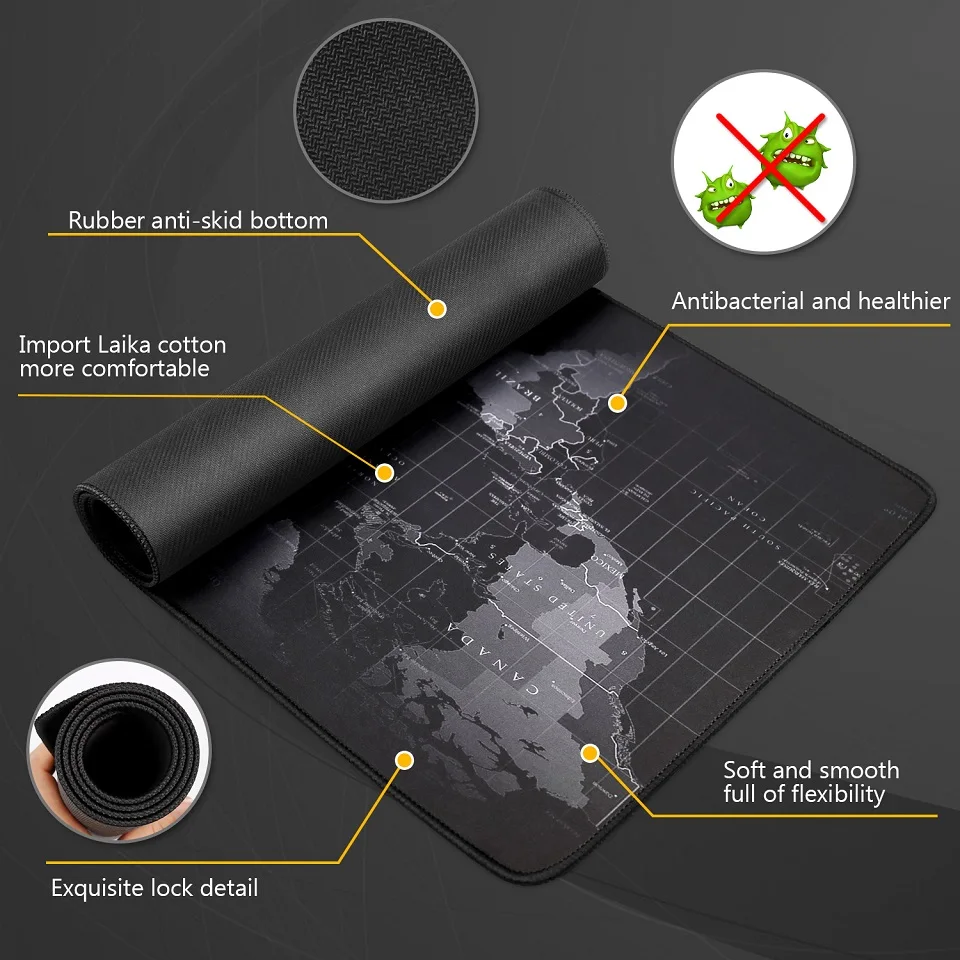 Gaming Mouse Pad Large Mouse Pad Gamer Big Mouse Mat For PC Computer Mousepad XXL Carpet Surface Mause Pad Keyboard Desk Mat