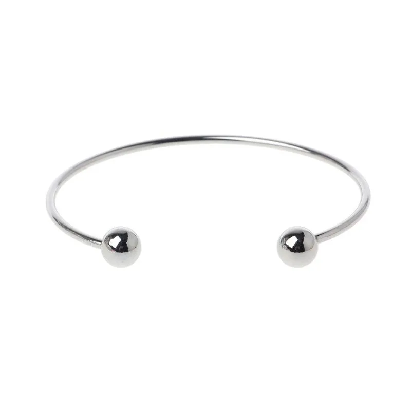 

Ball Closure Adjustable Wire Blank Bracelet Expandable Bangle DIY Jewelry Making