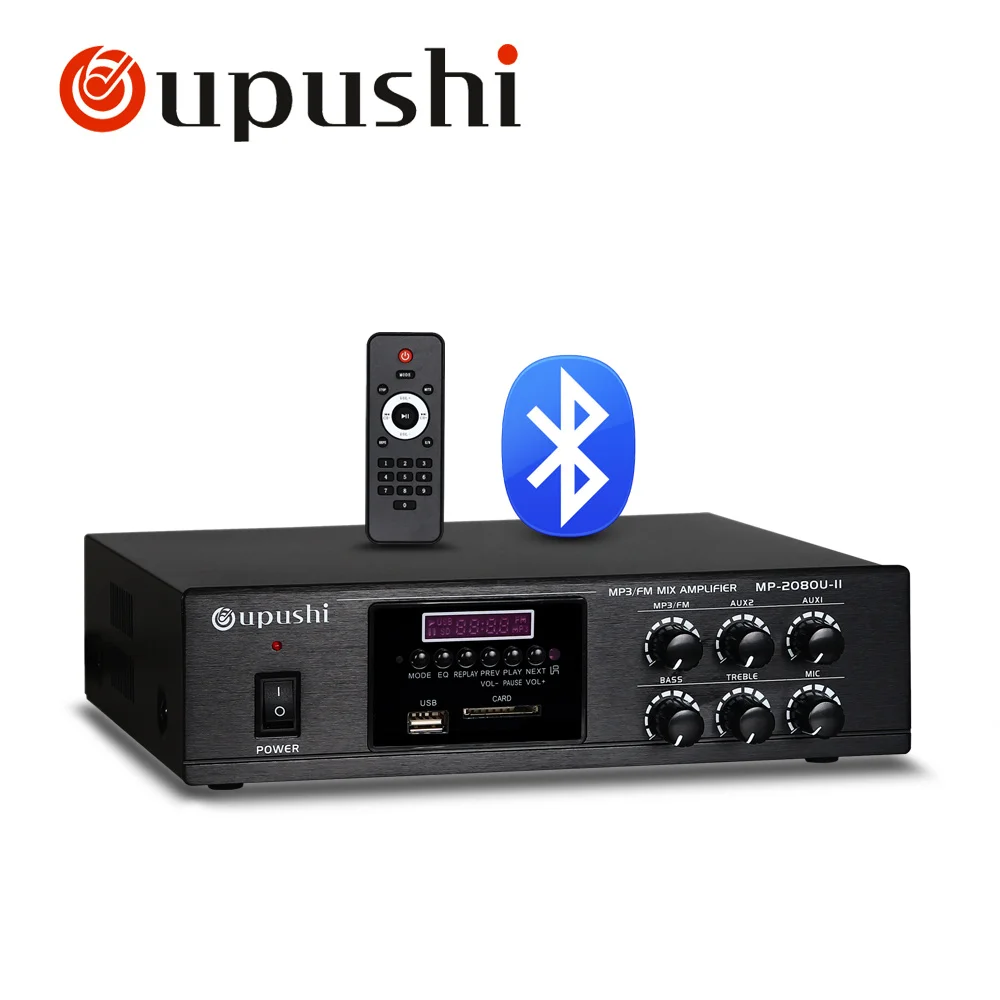 OUPUSHI потолочная Колонка для общественного вещания мини усилитель постоянного
