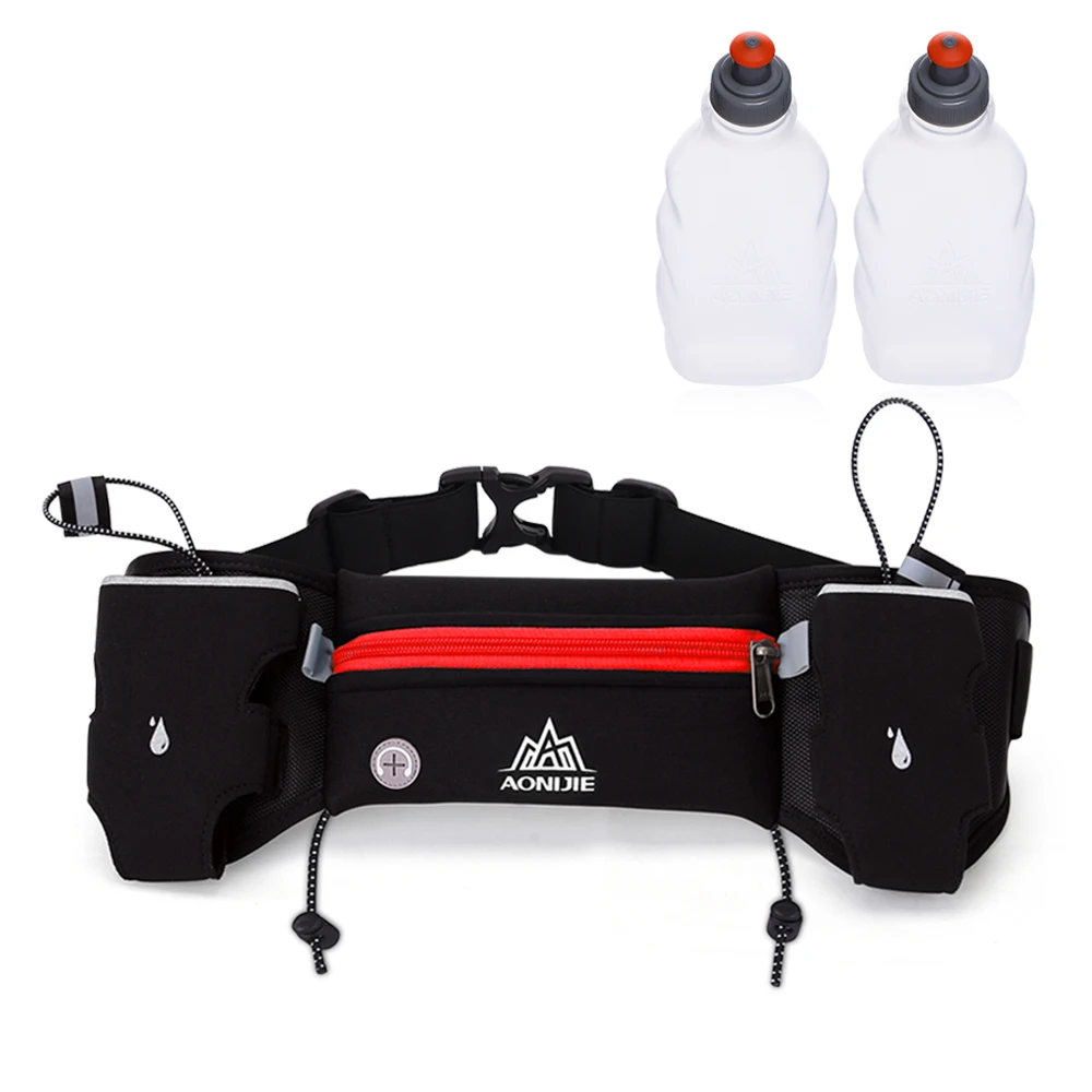 Gym Bags Running Waist Pack Unisex Lightweight Snug Fanny with Dual Bottle Holder Outdoor Sports | Спорт и развлечения