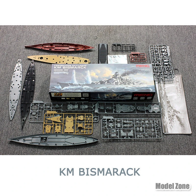 2 стиля world war two Classic battleship Missouri Bismarck 1/700 масштаб Монтажная модель строительные