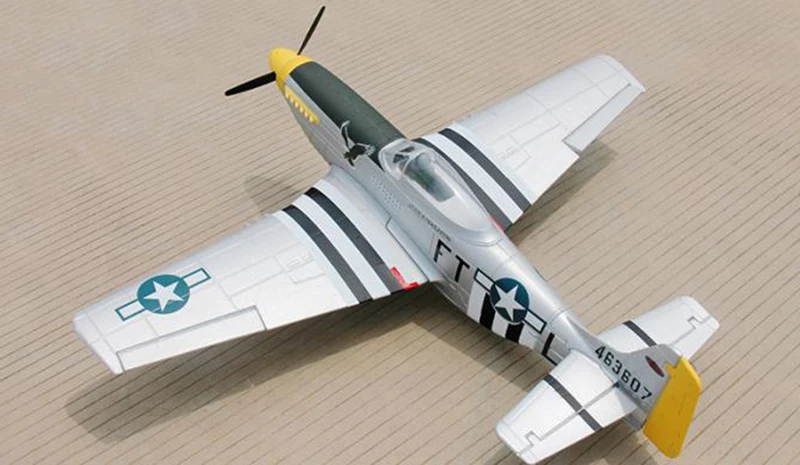 

Dynam 1200MM P51D Mustang RC RTF Propeller Plane W/ Motor ESC Servos Battery TH03699
