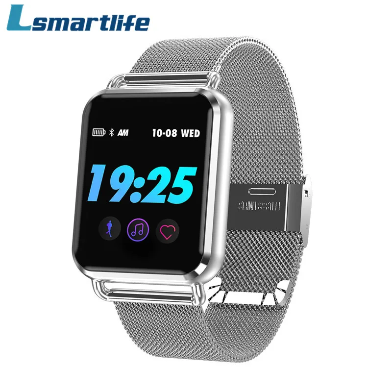 

Lsmartlife Q3 1.3'' Sports Smartwatch Bluetooth IP67 Waterproof Message Reminder Heart Rate Monitor Blood Pressure Smart Watch