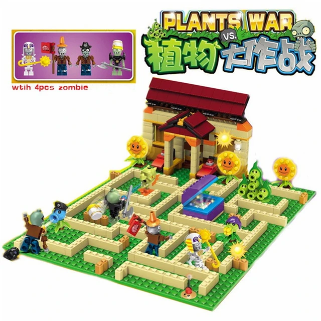 Best Offers plants vs zombies Series can shoot struck game action toys & Game Role figures Building Blocks Bricks Compatible Legoingly gifts