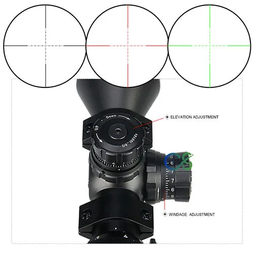 PPT Охотничья винтовка Air Soft Scope 3-9x42 винтовка Scope 25,4 мм голографический прицел для съемки водонепроницаемый прицел gs1-0275