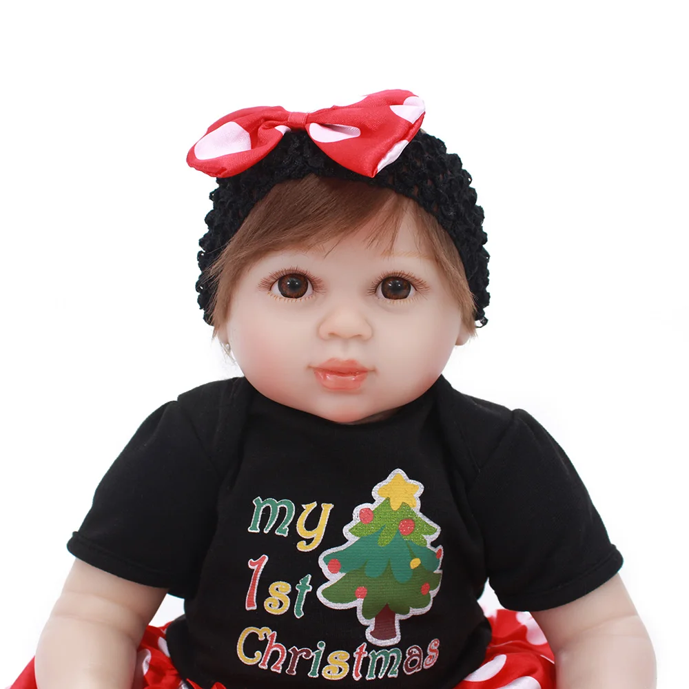 Куклы Reborn girl 20 дюймов силиконовые куклы reborn игрушки подарок для детей мягкие