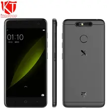 Глобальной прошивки ZTE xiaoxian 5 4 г мобильный телефон 3 ГБ Оперативная память 16 ГБ Встроенная память Snapdragon 425 4 ядра android 7.1 двойной сзади Камера телефона