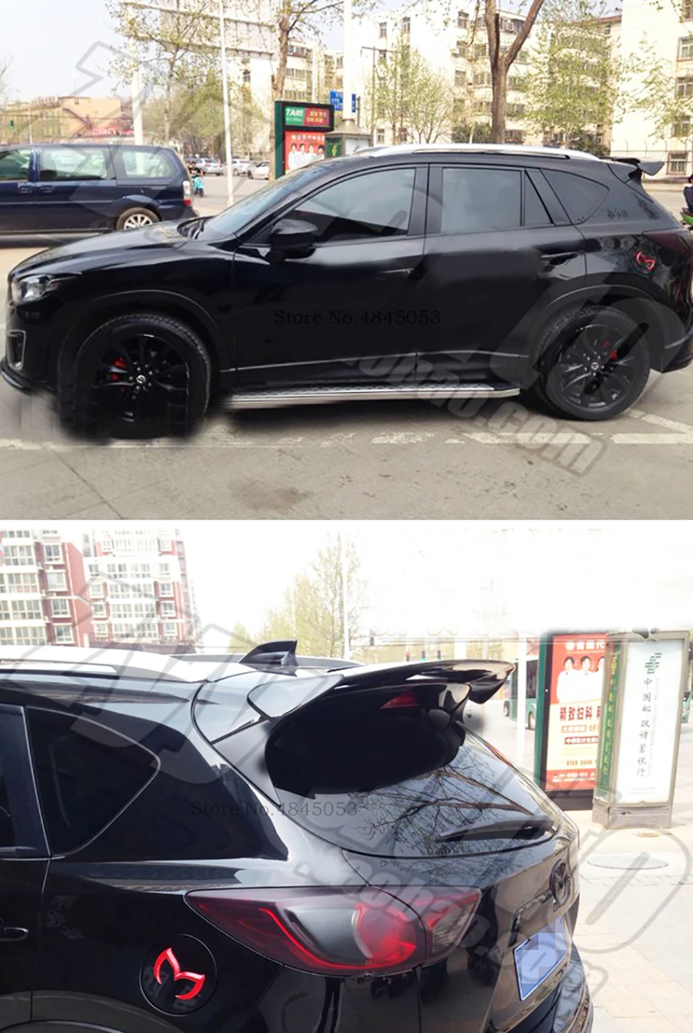 Для Mazda CX-5 CX5 2011 2012 2013 углеродного волокна задний спойлер для багажника автомобиля хвост крыло спойлер автомобиля для укладки волос