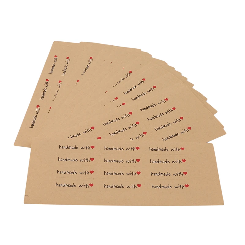 240PCS Envelope Sealing Sticker Vintage Stickers Kraft Label Sticker DIY Handmade Paper Gift