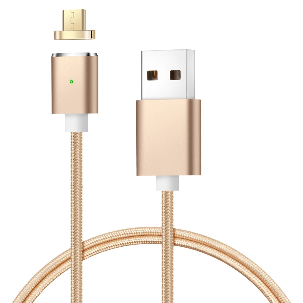Magnética Micro Usb Cables de carga rápida para teléfono móvil Android imán Cable de datos del cargador para Xiaomi Redmi 4x Gaxaly S7 cargo