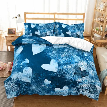 

3d Couple bedding Sets king size Modern fashion print Duvet Cover Bed Set queen comforter sets Valentine's Day