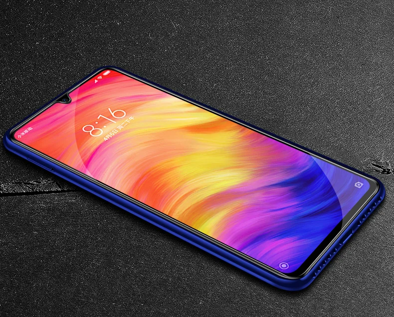 Новое стекло Bonaier для глобальной версии Xiaomi Redmi Note 8 Pro, полностью проклеенная пленка из закаленного стекла, Черная защитная пленка для экрана+ бесплатные подарки