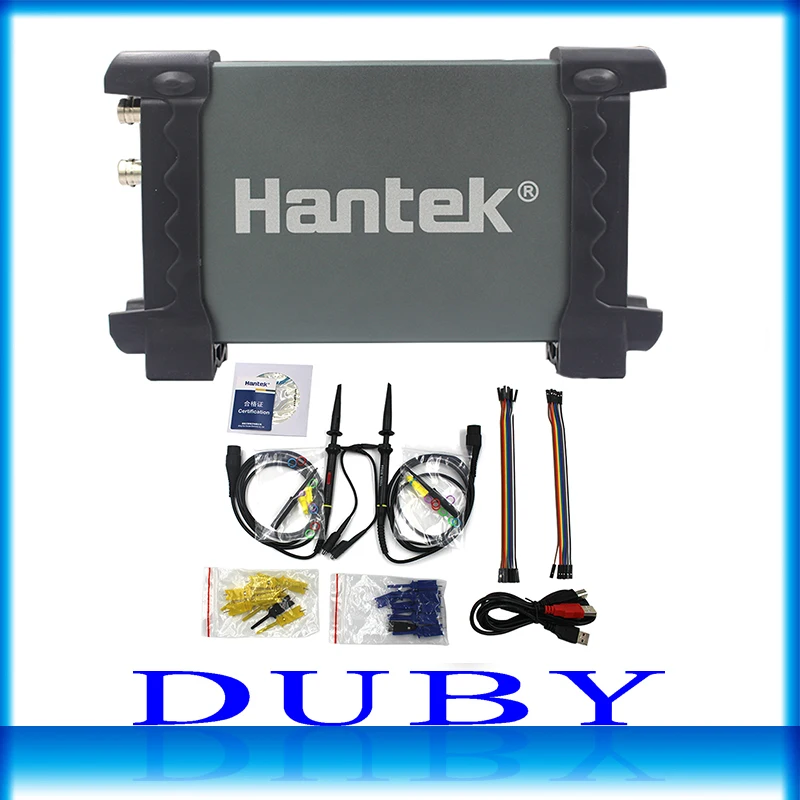 

Hantek 6022BL PC USB Oscilloscopes Digital Portable 2Channels 20MHz Bandwidth Osciloscopio Portatil 16Channels Logic Analyzer