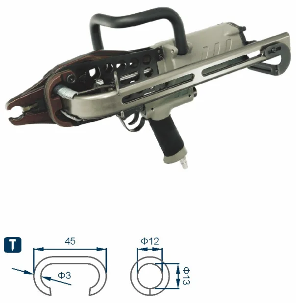 

PFC50 Professional Pneumatic Hog ring plier for Gabion fixing air tools C-Ring NAILER C Nailer Fence connect