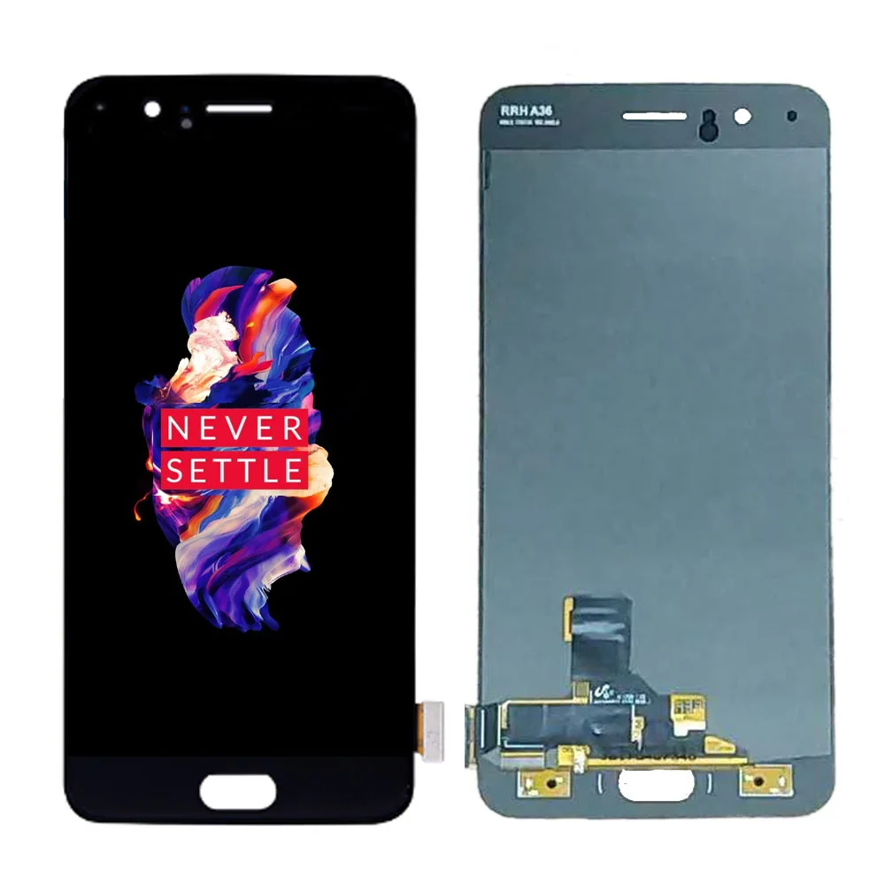 Оригинальный Amoled ЖК дисплей для Oneplus 5 A5000 кодирующий преобразователь сенсорного