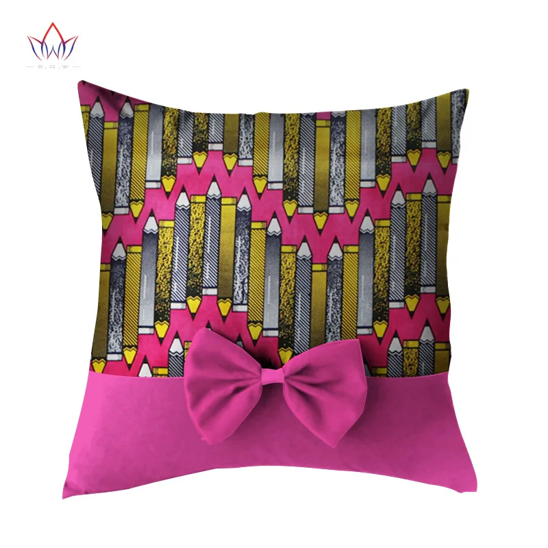 

Lovely Bowtie Pillow Case New High Quality Wax Print Cotton Pillow Case Decorative Cute Pillows Decorate Home Pillowcase WYS51