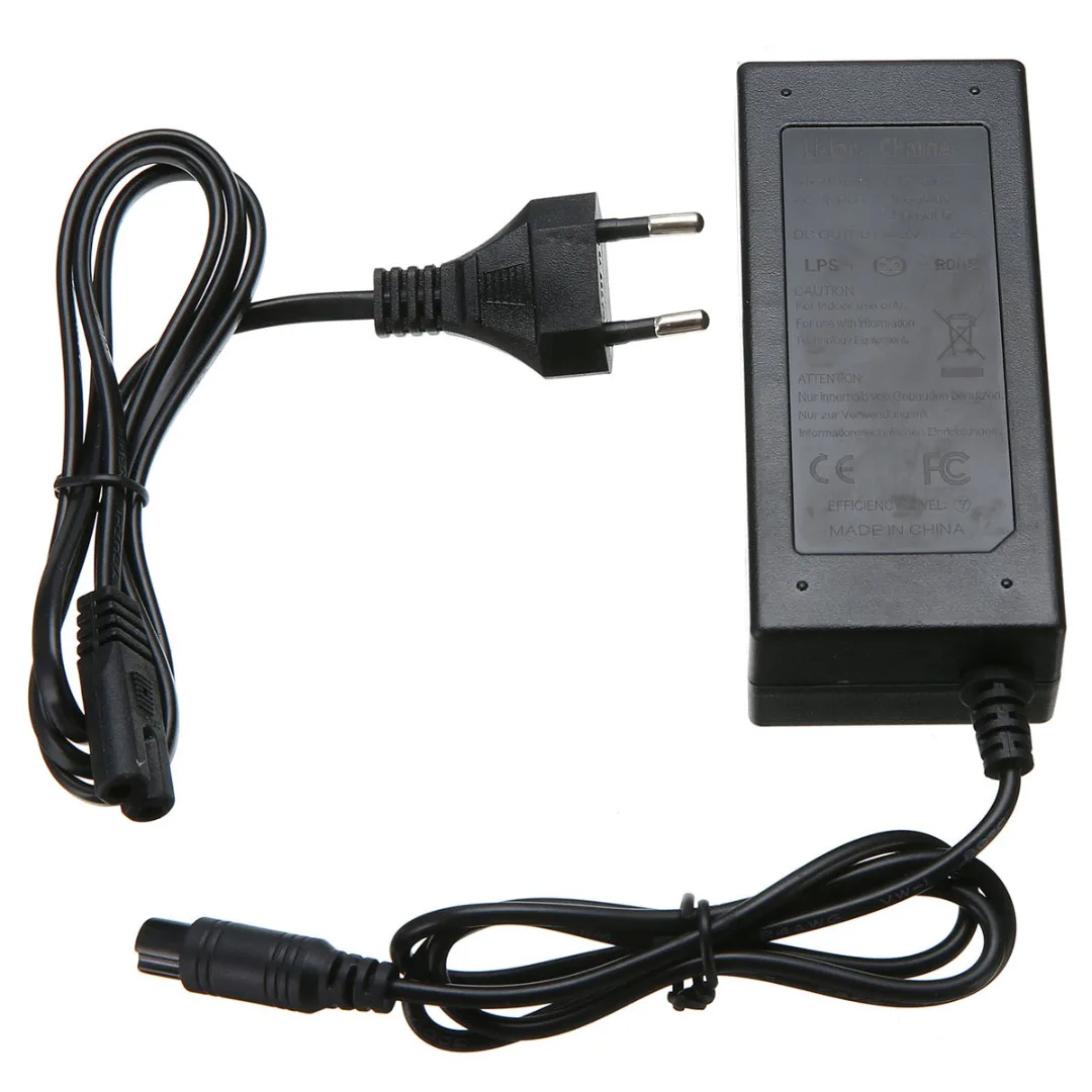 42V 2A AC DC Power Adapter With Wire Battery Charger For Smart Balance Scooter