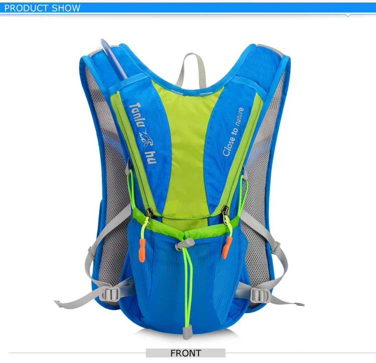 TANLUHU 675 Ultralight Outdoor Marathon Running Cycling Hiking Hydration Backpack Pack Vest Bag For 2L Water Bag Bladder Bottle