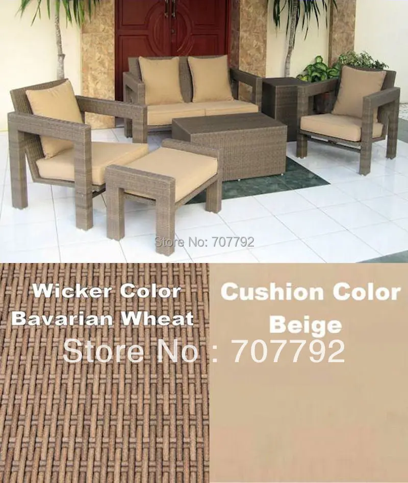 6pc all weather resin wicker patio furniture wicker balcony furniture setchina