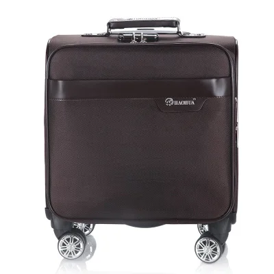 Дорожный чемодан с колесиками, чемодан на колесиках, сумка на колесиках, 18 дюймов, сумка для ноутбука, женская сумка для переноски багажа, дорожная сумка - Цвет: B