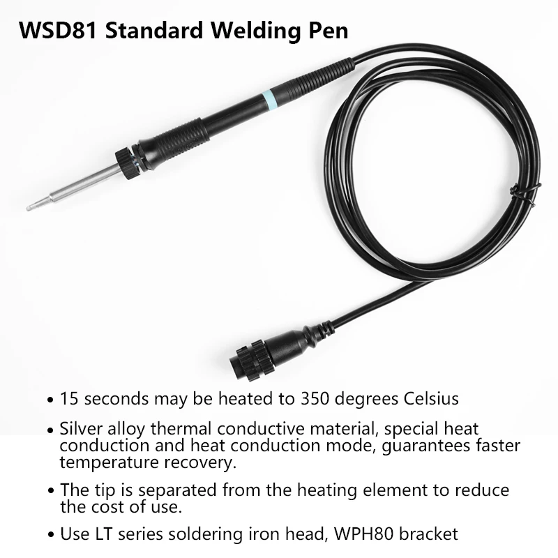 Weller Digital Soldering Station WSD81 and Wsp80 Sensor Iron for sale online 