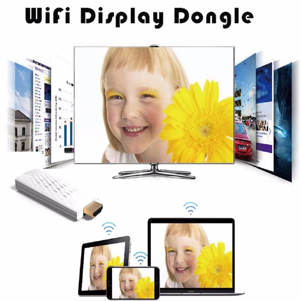 SOONHUA Airplay 1080 P беспроводной ТВ приемник WiFi Дисплей ТВ спутниковый ресивер HDMI Android Miracast зеркальный дисплей ТВ приемники