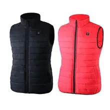 1 шт. уличного оборудования пуховик USB Электрический нагрев теплый пуховик зарядка теплый жилет из углеродного волокна