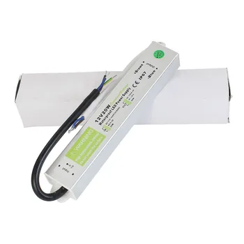 

50pcs 20w LED Transformer IP67 Waterproof LED Driver Power Supply AC110~240V to DC12V for underwater light led strip camera