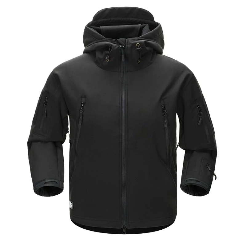 2018 Men's Winter Military Camouflage Fleece Jacket Army Tactical Jacket Coat Multicam Male Camoufl