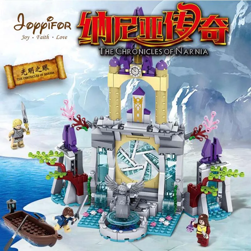 

Joyyifor 2 kinds The Chronicles of Narnia 445/451pcs Chronicle Of Nanya LegoINGlys Ghost Pirate Ship Hiding Building Blocks
