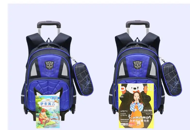 Детские Сумки на колесиках для мальчиков, студенческий рюкзак на колесиках, сумка для книг, рюкзак на колесиках для школы, сумки на колесиках, дорожная тележка Mochila