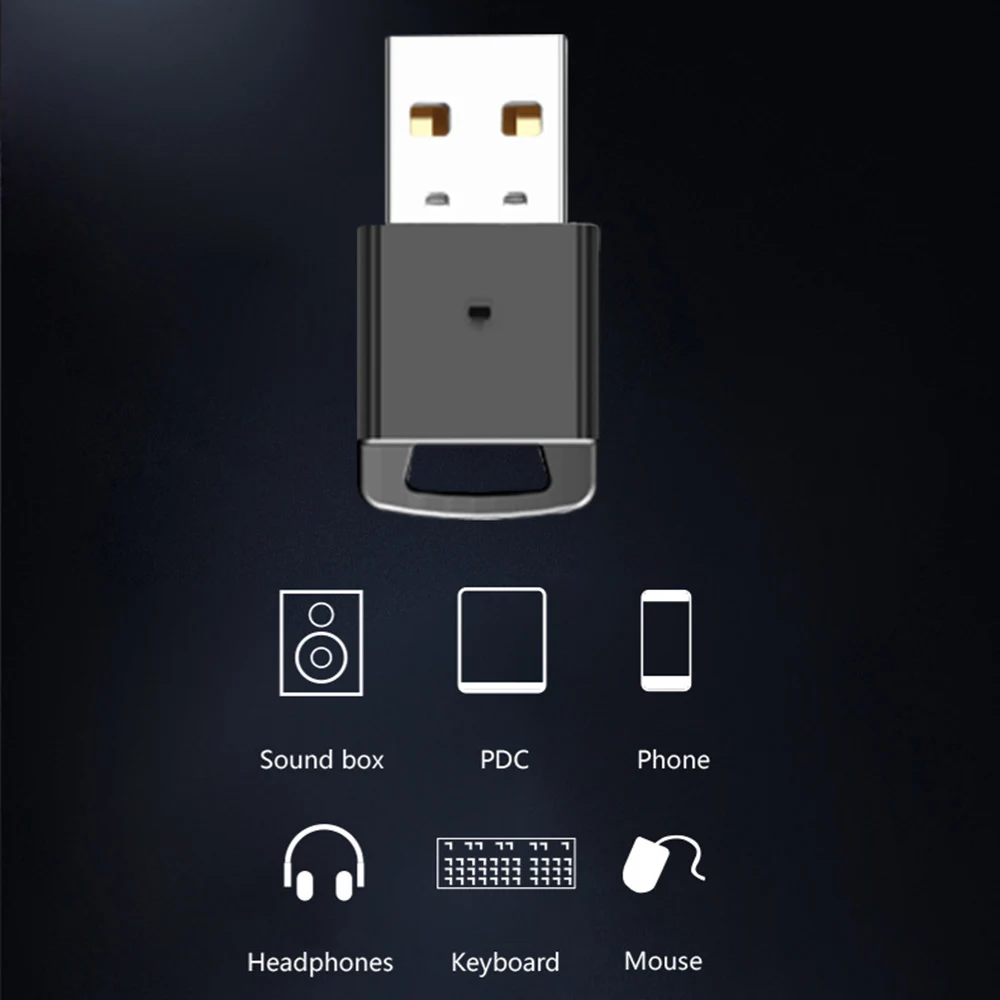 

Mobile computer HiFi speaker headphone adapter Bluetooth receiver 2-in-1 transmitter For TV PC Wireless Adapter For Car