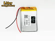 Polímero De Lítio bateria Recarregável Li-ion 1000 mAh 3.7 V bateria Lipo 503450 053450 para telefone inteligente DVD mp3 mp4 Levou lâmpada câmera