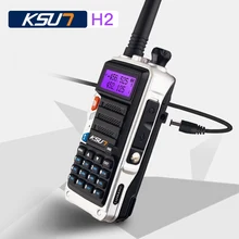KSUN H2 Walkie Talkie 10W high power Dual Band Handheld Two Way Ham Radio Communicator HF Transceiver Amateur Handy KSUN H2 Walkie Talkie 10W high power Dual Band Handheld Two Way Ham Radio Communicator HF Transceiver Amateur Handy