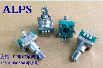 

2PCS/LOT ALPS Alps EC11 type precision potentiometer B10k, with midpoint shaft length, 15mm axis diameter 4mm