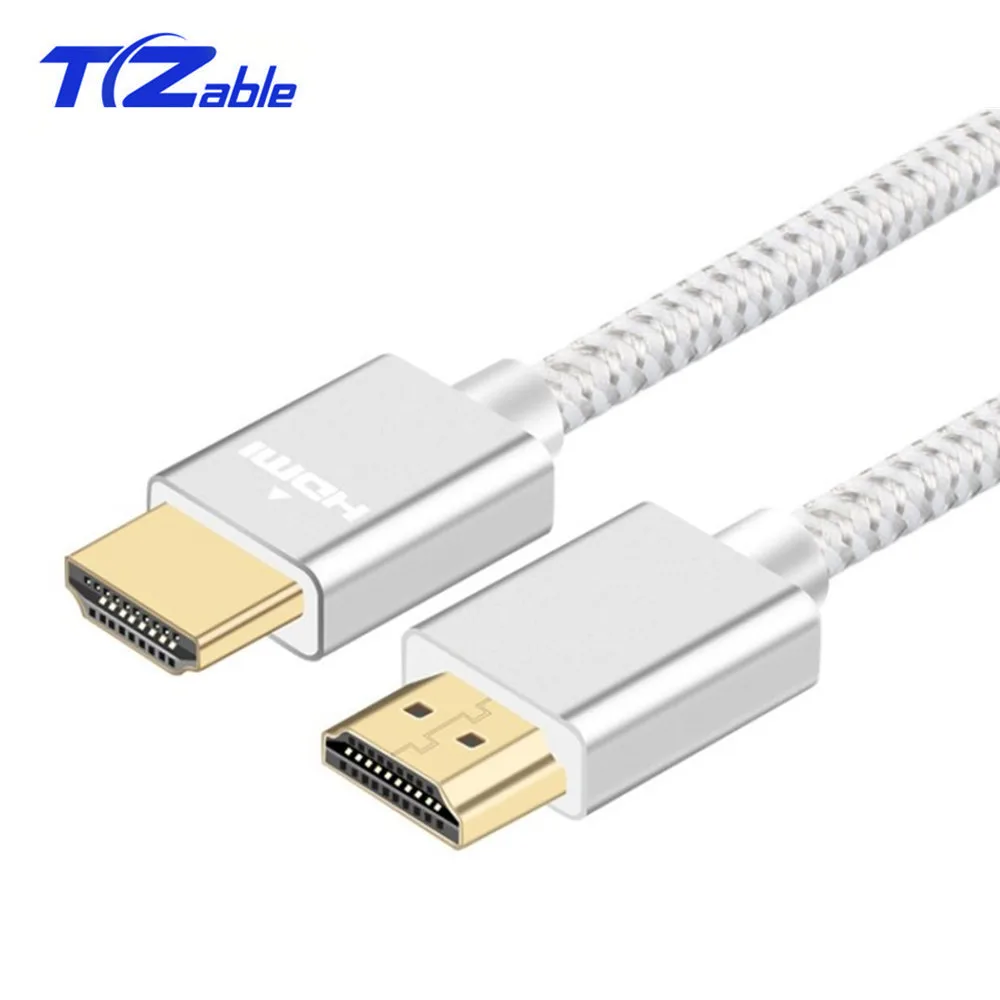 Кабель HDMI видео Позолоченные кабели 2,0 кабель со штыревыми соединителями на обоих концах для подключения 1,2 M 2 M 3M USB кабель с Nintendo Switch для PS4 медиаплеер Xiaomi удлинитель адаптер ЖК-дисплея ноутбука