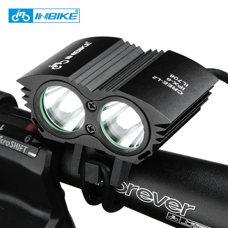 INBIKE Bike Light T6 & L2 Wick Flashlight Waterproof Bicycle Handlebar Light Cycling Accessory IL708